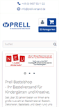 Mobile Screenshot of prell-versand.de